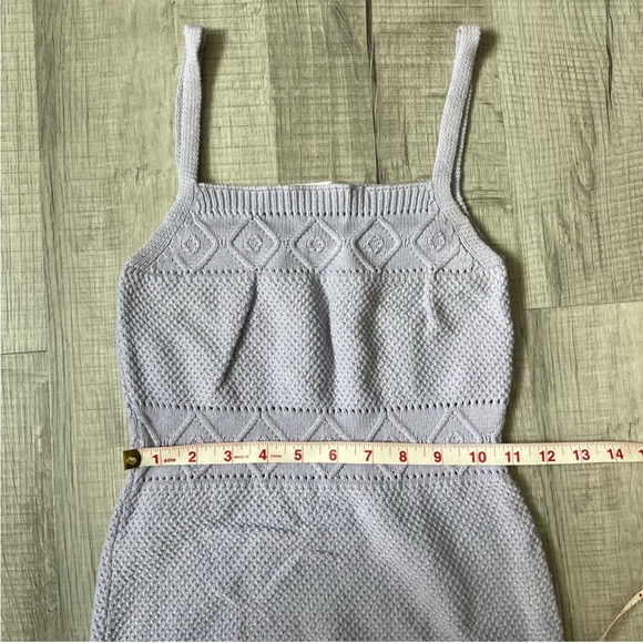 SEVEN WONDERS Rose Knit Dress in Lilac Purple Size XS - Picture 12 of 14